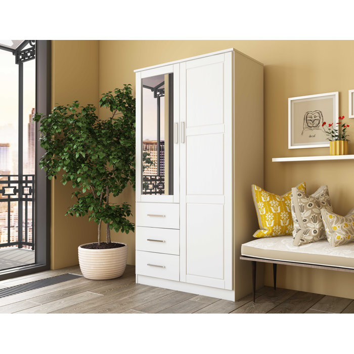 Latitude Run® Solid Wood Armoire & Reviews Wayfair